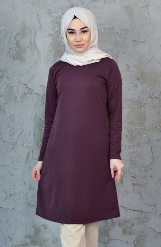 Basic Tunik 0622-39 Koyu Mürdüm