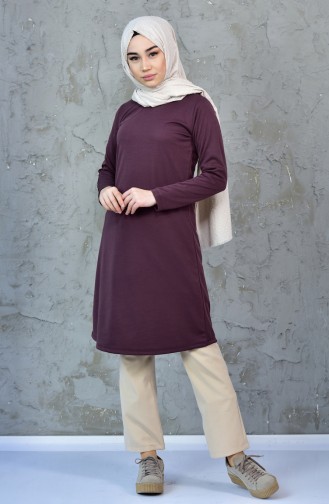 Basic Tunik 0622-39 Koyu Mürdüm