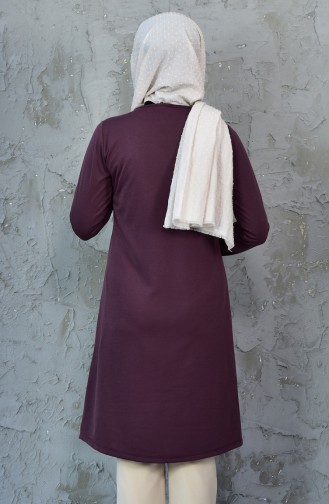 Basic Tunik 0622-39 Koyu Mürdüm