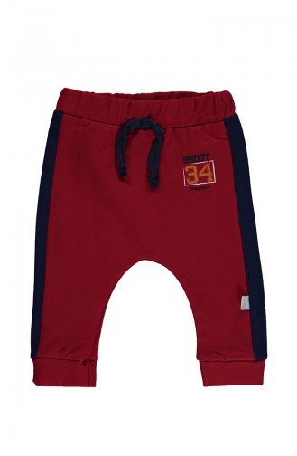 Bebetto Baby Cotton Pants K1822-01 Claret Red 1822-01
