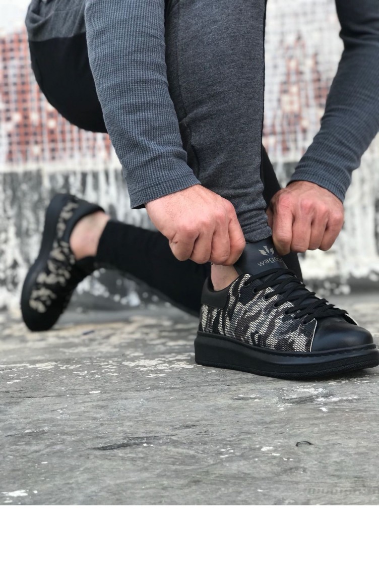 Black Casual Shoes 115895 Sefamerve