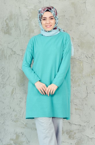 Slit Tunic 0726-05 Light Green 0726-05