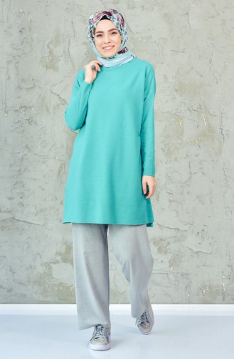 Slit Tunic 0726-05 Light Green 0726-05