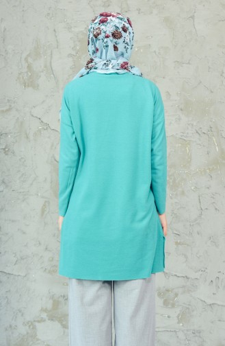 Slit Tunic 0726-05 Light Green 0726-05