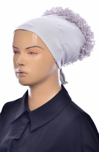 Bonnet a Froufrous et Dentelle 901392-01 Gris 901392-01