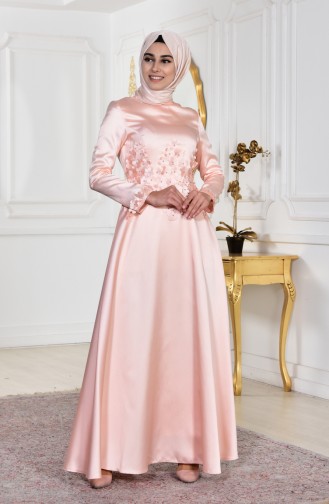 Robe de Soirée Taffetas 1862-02 Poudre 1862-02