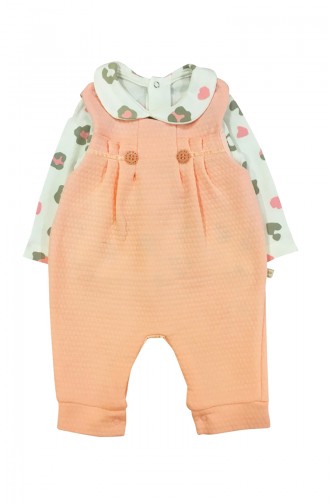 Baby Collar Baby 2 Pcs Overalls Set A8545-01 Pink 8545-01