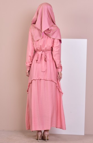 Robe Col Cravate 81629-03 Rose 81629-03