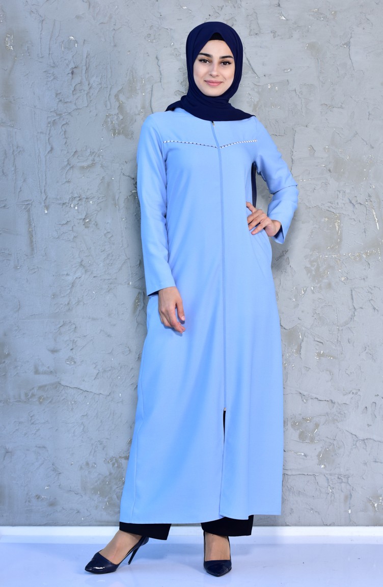 baby blue abaya
