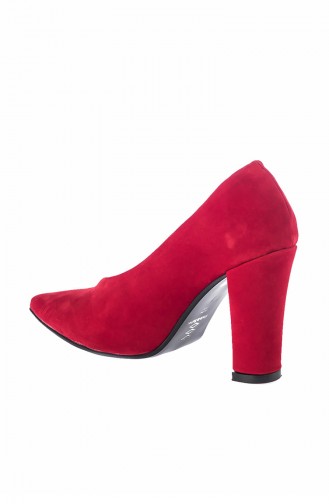 Chaussures Pour Femme A2018-18-01 Rouge Daim 2018-18-01