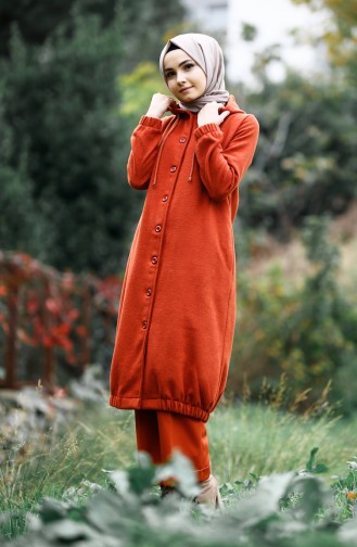 Cape a Capuche 5403-05 Brique 5403-05