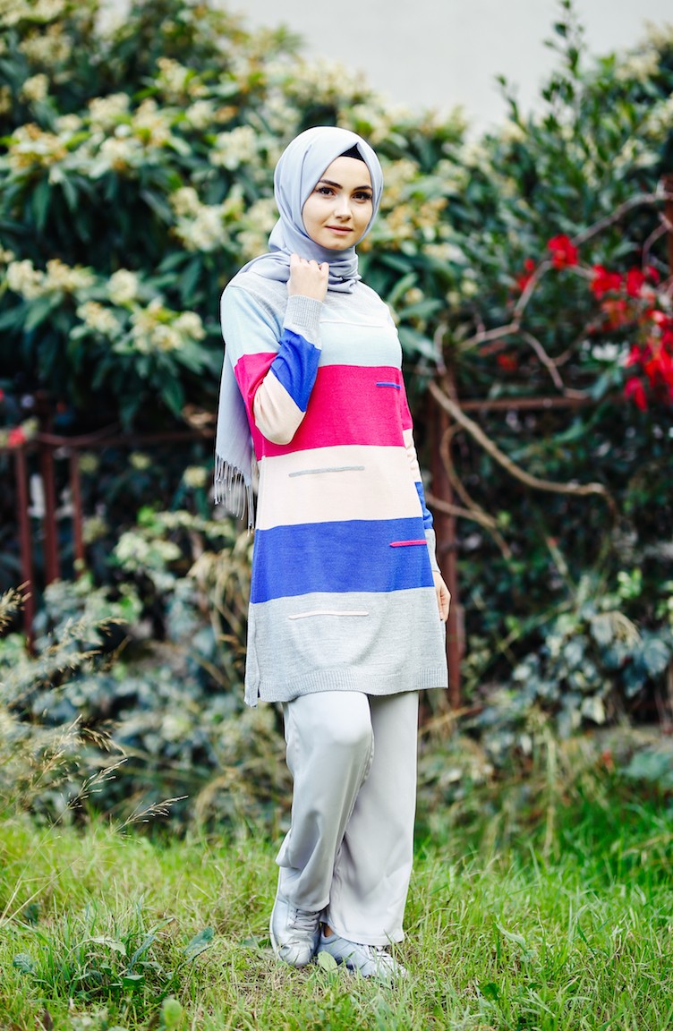 Grau Pullover 2095-03