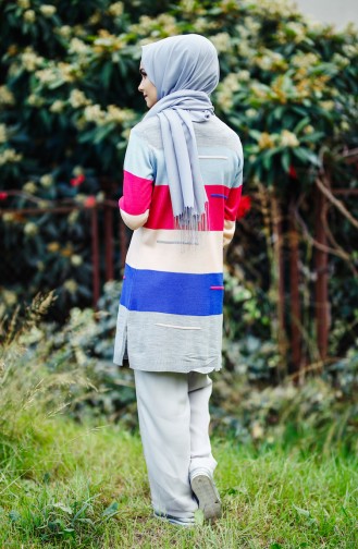 Grau Pullover 2095-03