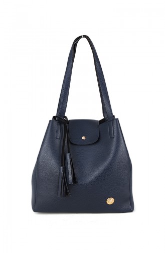 Navy Blue Shoulder Bag 10473LA