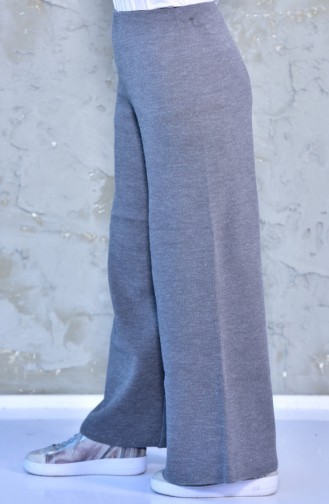 Triko Bol Paça Pantolon 9005-05 Gri