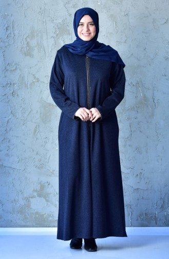 Dunkelblau Abayas 0351-04