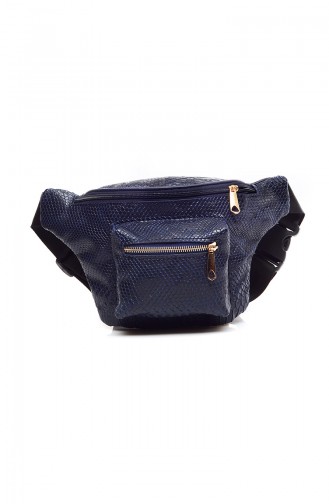 Women Waist Bag B1416-2 Navy Blue 1416-2