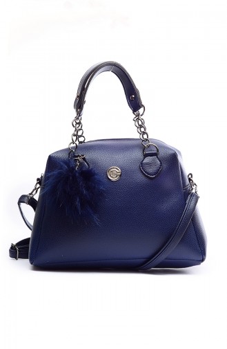 Navy Blue Shoulder Bags 1395-1