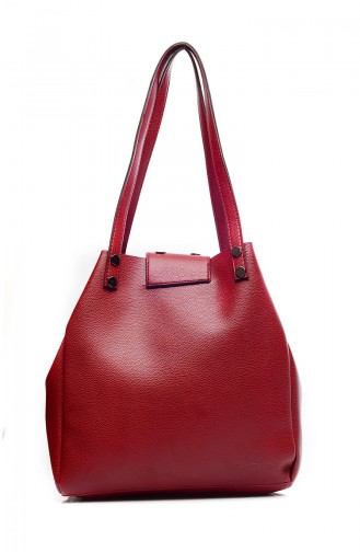 Woman Shoulder Bag  B1414-2 Claret Red 1414-2