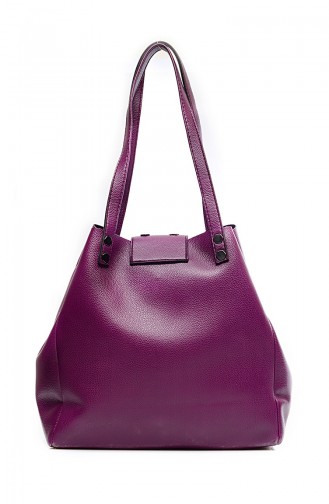 Woman Shoulder Bag B1414-3 Purple 1414-3