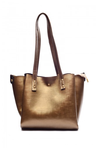Women´s Shoulder Bag B1418-2 Copper 1418-2
