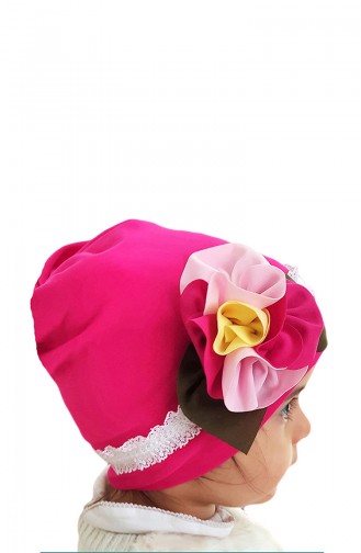 Fuchsia Hat and Bandana 46