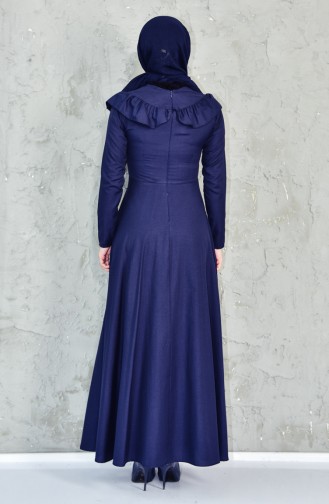 Robe Hijab Bleu Marine 7203-03