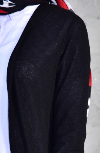 Gilet Long 7258-01 Noir 7258-01