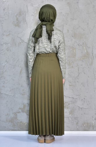 Pleated Skirt 3100-03 Khaki 3100-03