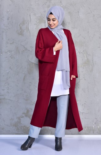 Claret Red Cardigans 4100-01