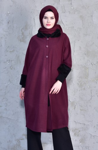 Claret red Poncho 1561-02