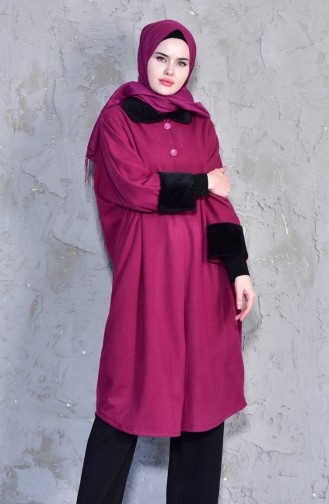 Poncho Tricot 1561-04 Fushia 1561-04