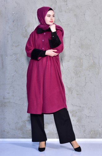 Knitwear Poncho 1561-04 Fuchsia 1561-04