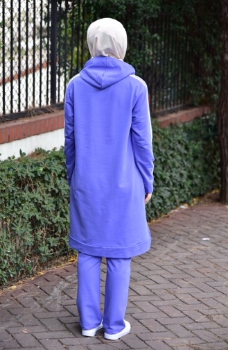 Hooded Tracksuit Suit 18061-05 Lilac 18061-05