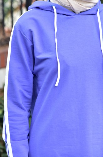 Hooded Tracksuit Suit 18061-05 Lilac 18061-05