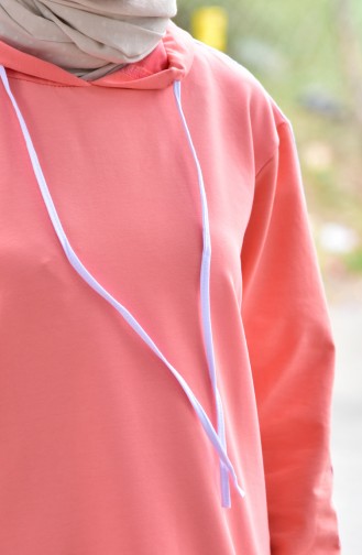Hooded Tracksuit Suit 18061-04 Pomegranate flower 18061-04
