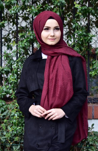 Armine Trend Pamuk Şal 440002-03 Bordo