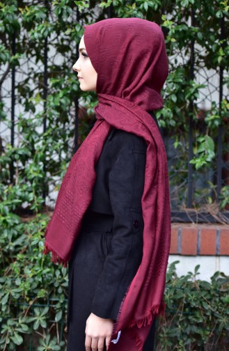 Armine Trend Pamuk Şal 440002-03 Bordo