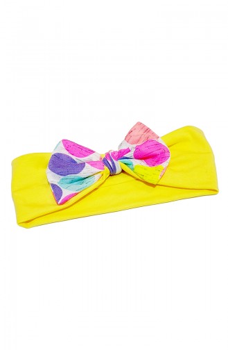 Bandana Avec Noeud Pour Enfant BB015 Neon Jaune 015