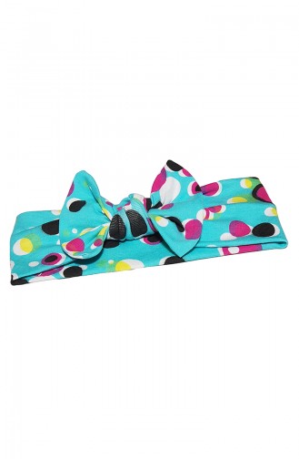 Bandana avec Noeud Enfant BB019 Turquoise 019