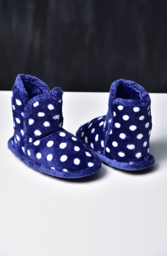 Chaussons Bottes Enfant 50284-03 Bleu Marine 50284-03