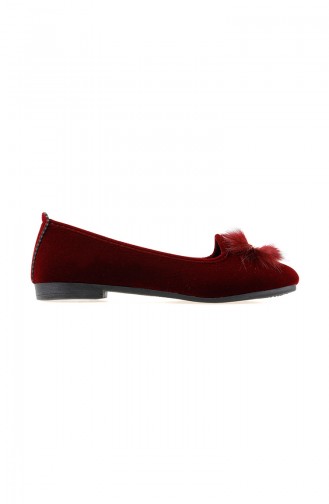 Claret red Woman Flat Shoe 0108-03