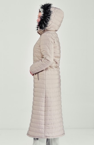 Cream Winter Coat 0231-02