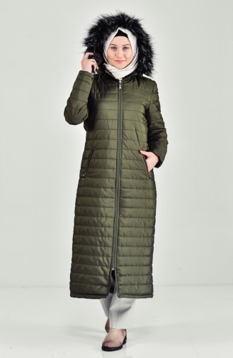 Khaki Winter Coat 0231-03