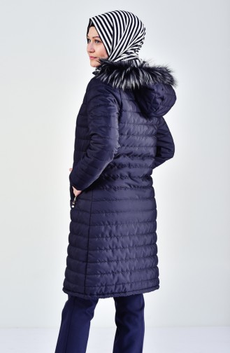 Navy Blue Winter Coat 0232-02