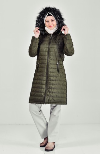 Khaki Winter Coat 0232-05