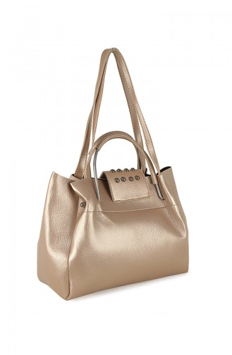 Gold Colour Shoulder Bag 104092AL