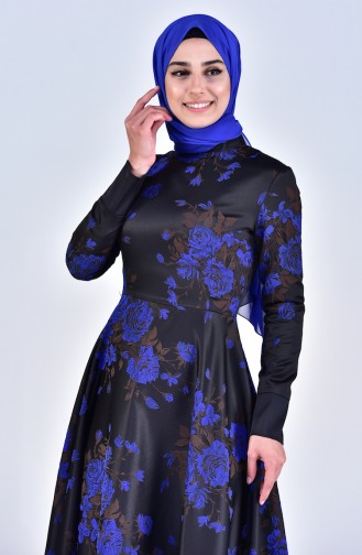 Robe Hijab Blue roi 7220-03