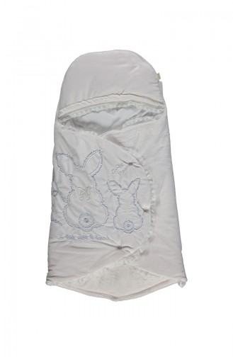 Bebetto Velboa Swaddle P333-EKRMV light Beige Blue 333-EKRMV