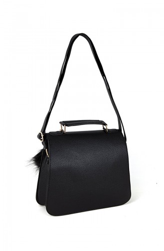 Black Shoulder Bag 10372SI